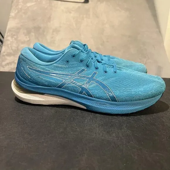 Asics Gel-Kayano 29 Shoes Mens Size 12.5 Blue Running Road FF Blast+ 1011B440 - Picture 1 of 11